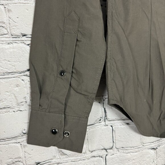 G Star Raw Mens Correct Landoh Slim Shirt XXS L/S Atton Stretch Poplin Carbide - Picture 7 of 13